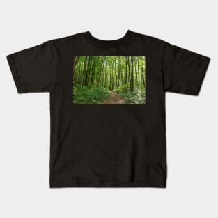 Deciduous forest in the summer Kids T-Shirt